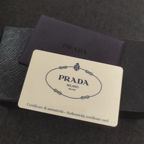 how to spot a real prada bag|prada authenticity certificate card.